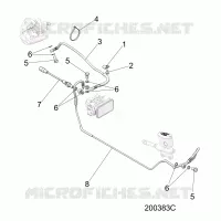 FREINS, FREIN LINE, REAR, ABS