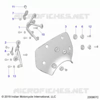 PARE BRISE AND MOUNTING