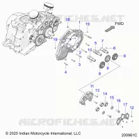 MOTEUR, CAM SHAFTS AND GEARS