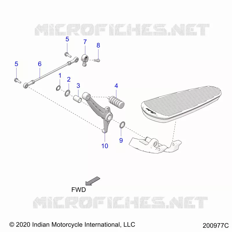SYSTÃˆME DE TRANSMISSION, SHIFT PEDAL AND SHIFT LINKAGE