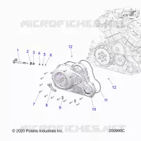 MOTEUR, COVER ASM., PRIMARY DRIVE