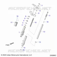 SUSPENSION AVANT FORKS