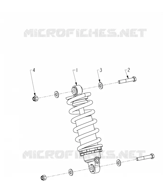 SUSPENSION ARRIERE AMORTISSEUR ABSORBER