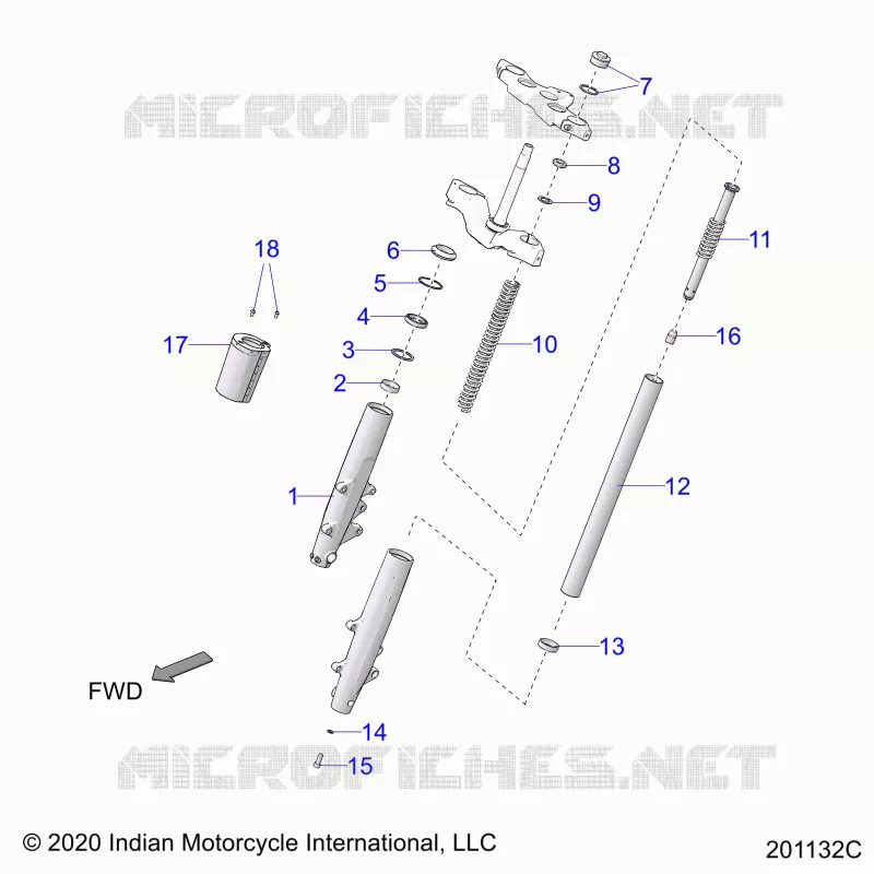 SUSPENSION AVANT FORKS