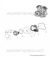 MOTEUR, COVER ASM., PRIMARY AND CLUTCH