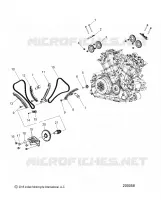 ENGINE, CHAINE DE DISTRIBUTION AND SPROCKETS