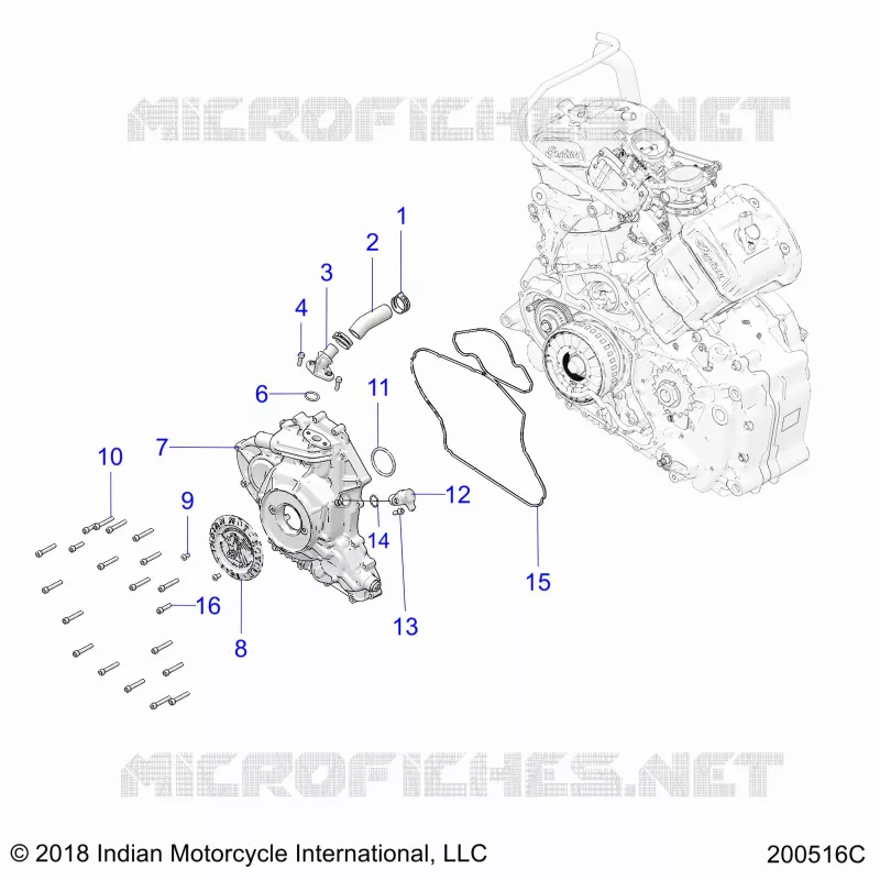MOTEUR, STATOR COVER