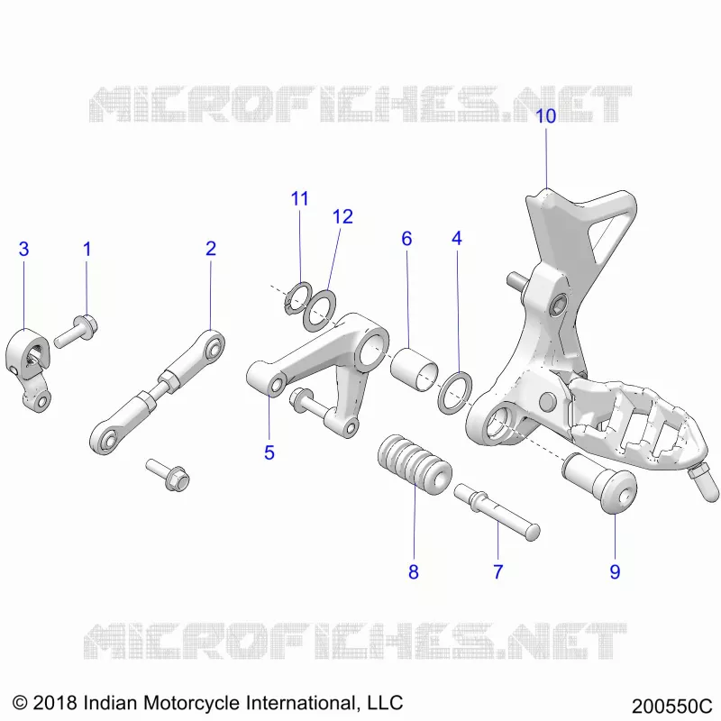 SYSTÃˆME DE TRANSMISSION, SHIFT PEDAL AND LINKAGE