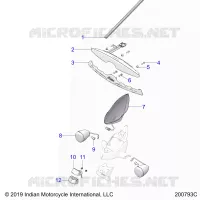 ELECTRICITE, REAR TURN SIGNAL, AND TAILLIGHTS