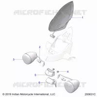 ELECTRICITE, TURN SIGNALS, REAR AND TAILLIGHT