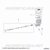 FREIN ARRIERE, MASTER CYLINDER