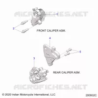 BRAKES, ETRIERS DE FREIN AVANT AND REAR