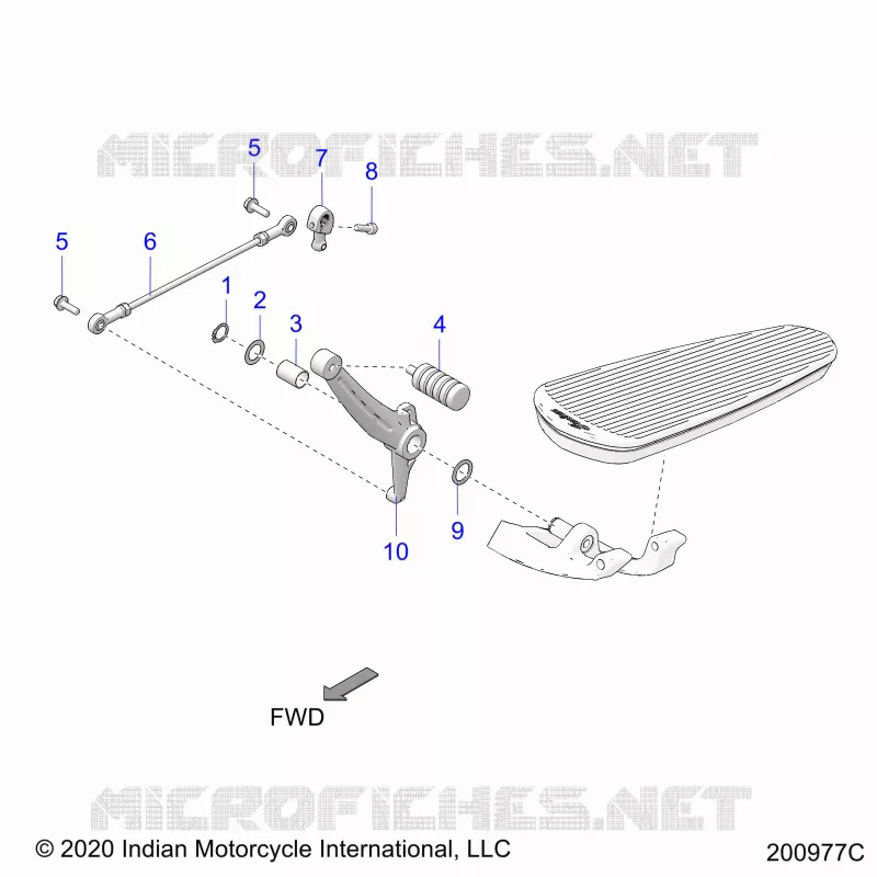 SYSTÃˆME DE TRANSMISSION, SHIFT PEDAL AND SHIFT LINKAGE
