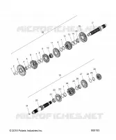 SYSTÃˆME DE TRANSMISSION, INPUT/OUTPUT SHAFT ASM.