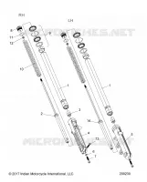 SUSPENSION AVANT FORKS