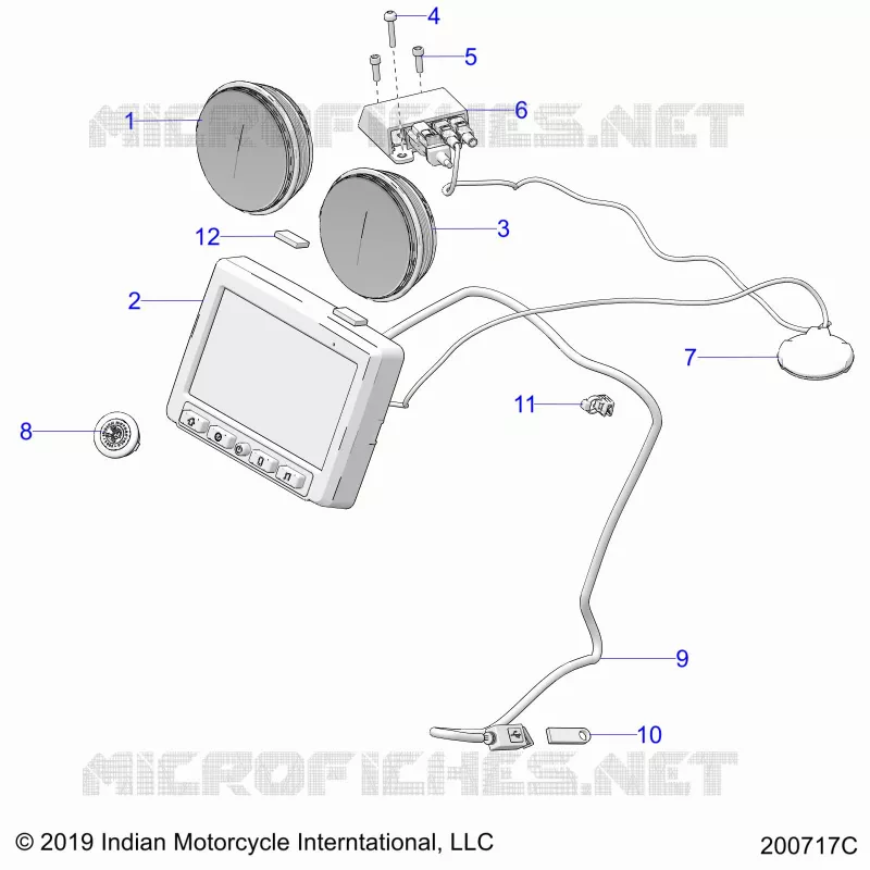 ELECTRICITE, INSTRUMENT CLUSTER