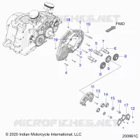 MOTEUR, CAM SHAFTS AND GEARS