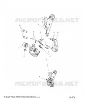 BRAKES, ETRIER DE FREIN ARRIERE ASM., W/ABS
