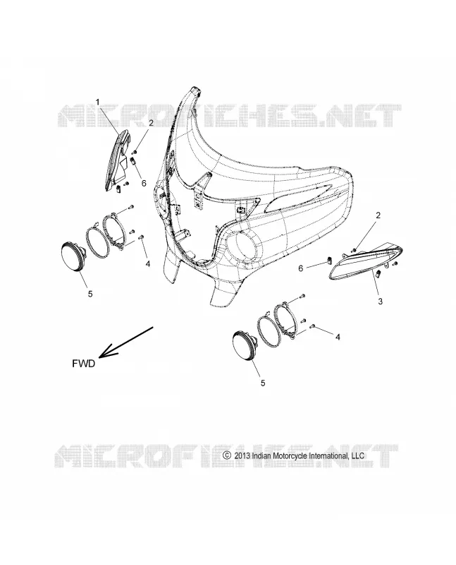 ELECTRICITE, DRIVING LIGHTS AND FRONT TURN SIGNALS