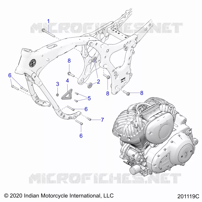ENGINE, SUPPORT MOTEUR