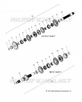 SYSTEME DE TRANSMISSION, INPUT/OUTPUT SHAFT ASM.
