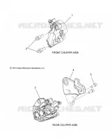 BRAKES, ETRIERS DE FREIN AVANT ET ARRIERE