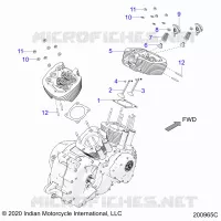 ENGINE, CULASSE ASM.
