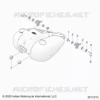 SYSTÃˆME D'ALIMENTATION, FUEL TANK MOUNTING