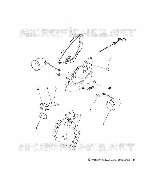 CLIGNOTANTS, REAR AND FEU ARRIERE