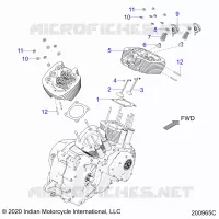 ENGINE, CULASSE ASM.