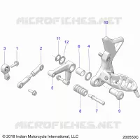 SYSTÃˆME DE TRANSMISSION, SHIFT PEDAL AND LINKAGE