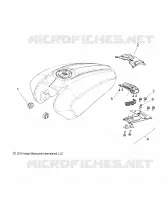 SYSTÃˆME D'ALIMENTATION, FUEL TANK MOUNTING