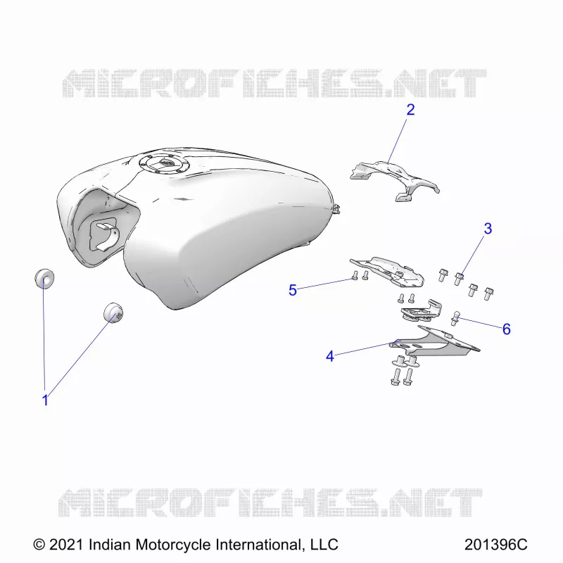 SYSTÃˆME D'ALIMENTATION, FUEL TANK MOUNTING