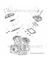 ENGINE, VALVE COVERS - N15MSA00AA/AB/AC/AE (49INDIANVALVECVR15SCOUT)