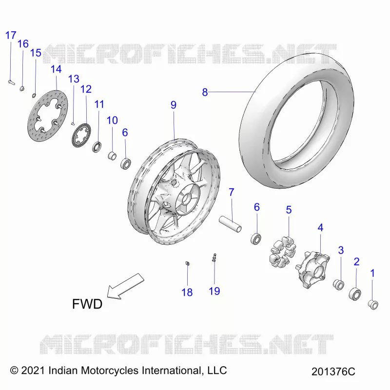 ROUE ARRIERE (FTR CHAMPIONSHIP EDITION)