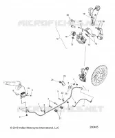 FREINS, REAR ASM. (NON ABS)
