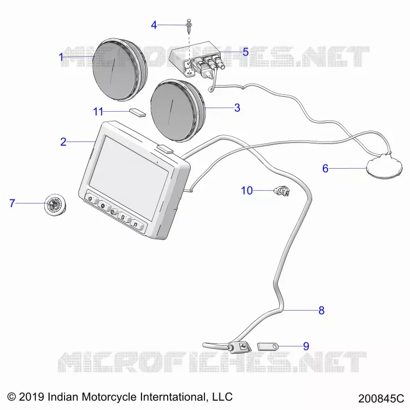 ELECTRICITE, INSTRUMENT CLUSTER