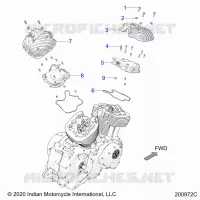 MOTEUR, ROCKER COVERS