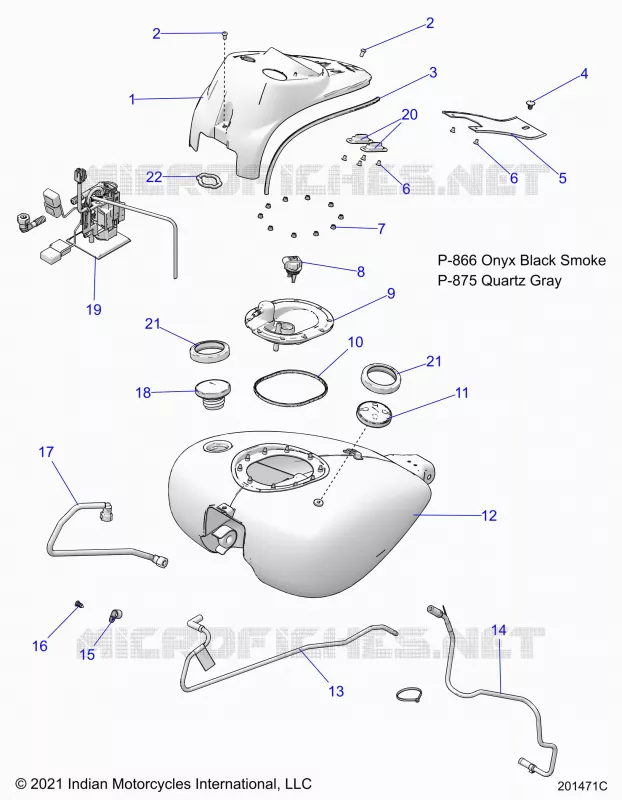 SYSTÃˆME D'ALIMENTATION, FUEL TANK ASM.