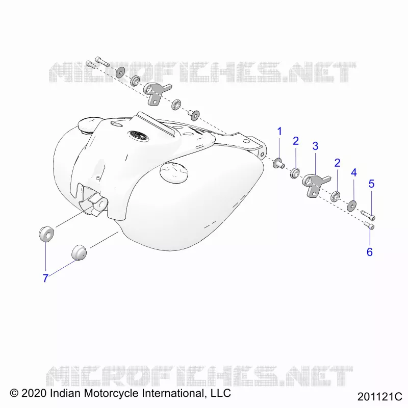 SYSTÃˆME D'ALIMENTATION, FUEL TANK MOUNTING