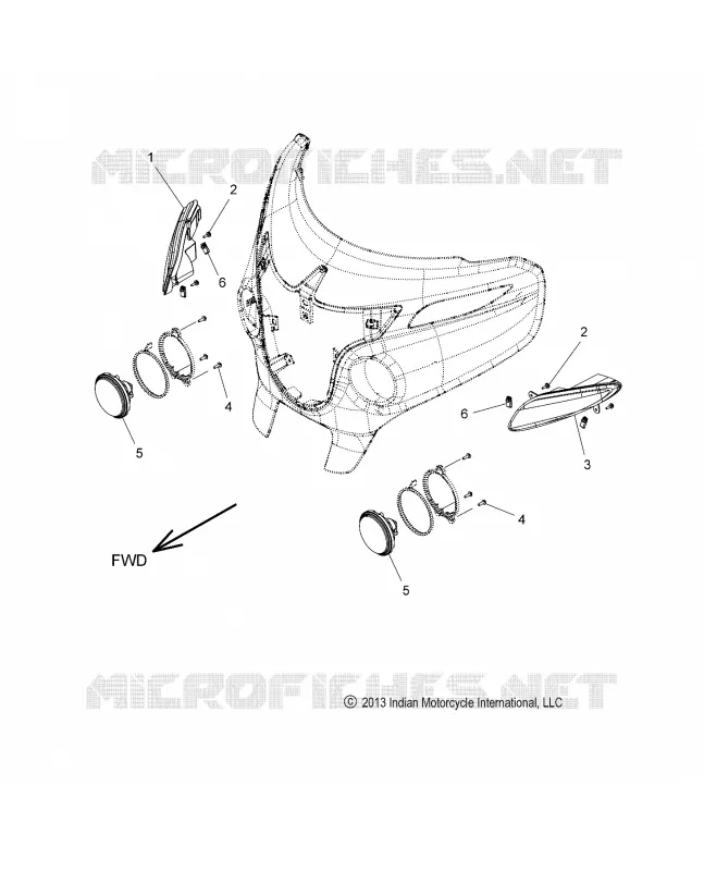 ELECTRICITE, DRIVING LIGHTS AND FRONT TURN SIGNALS