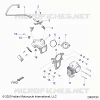 SYSTÃˆME D'ALIMENTATION, FUEL CLAM SHELL/THROTTLE BODY