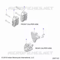 BRAKES, ETRIERS DE FREIN AVANT AND REAR