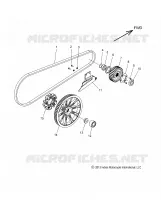 SYSTÈME DE TRANSMISSION, DRIVE SPROCKET, BELT AND GUARD