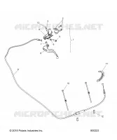 INSTRUMENTS, CLUTCH LEVER ASM. AND CABLE