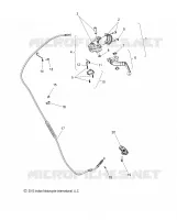 INSTRUMENTS, LEVIER D'EMBRAYAGE AND CABLE