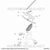 ELECTRICITE, REAR TURN SIGNAL, AND TAILLIGHTS