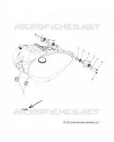 SYSTÃˆME D'ALIMENTATION, FUEL TANK MOUNTING