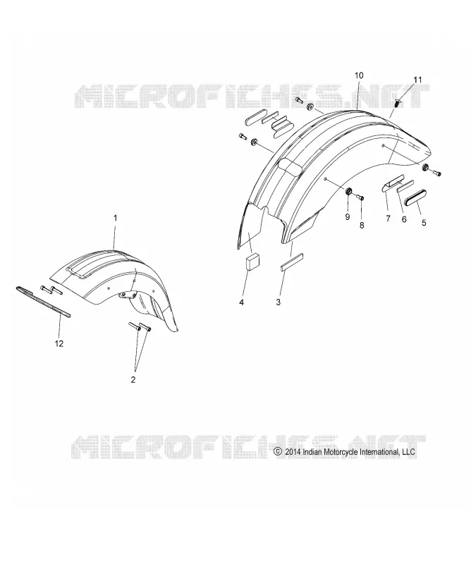 CARROSSERIE - GARDE BOUE AVANT/REAR