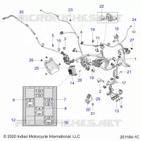ELECTRICITE, WIRE HARNESS - N22RZA22/RZS25/RTE25 (201184
